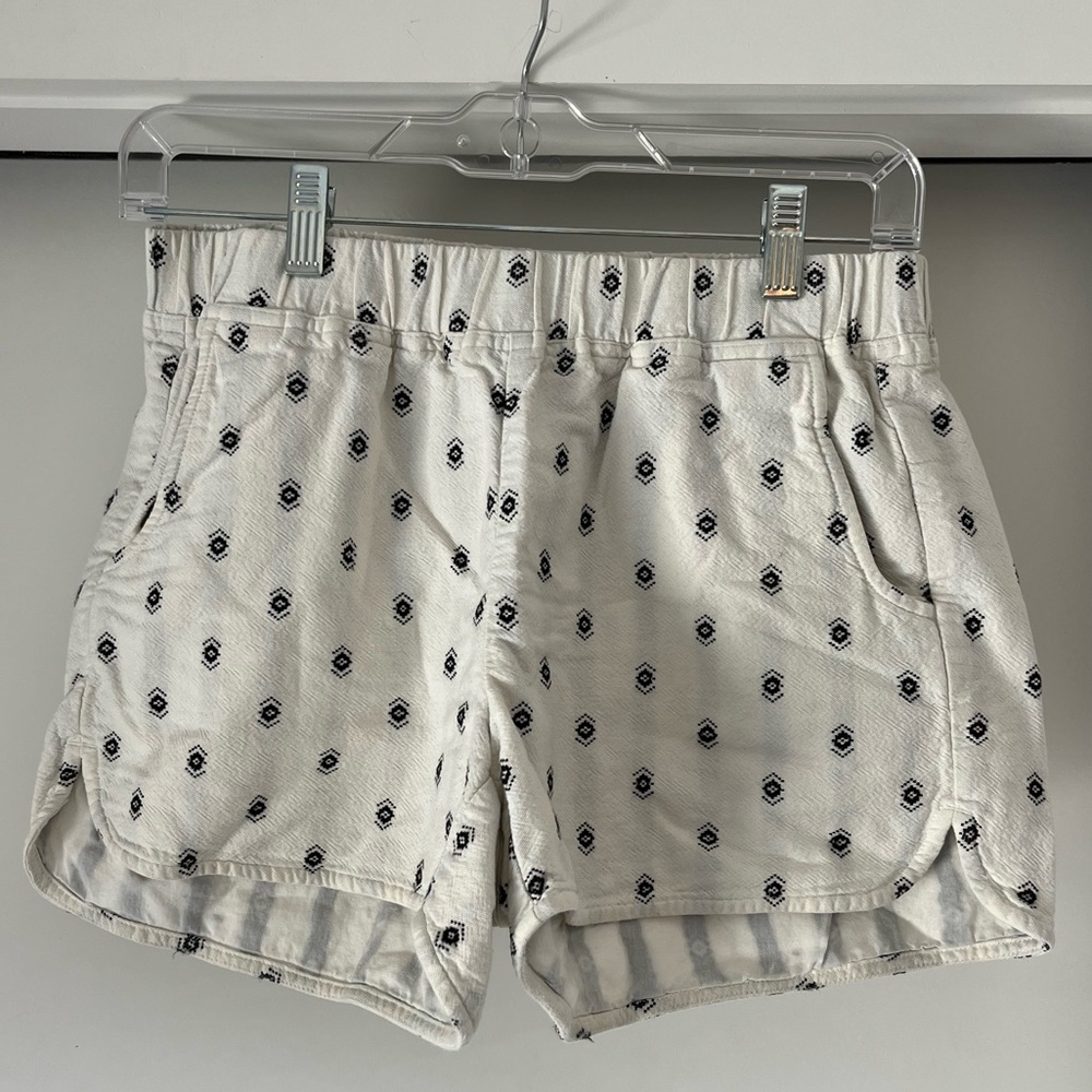 Madewell White Shorts with Design